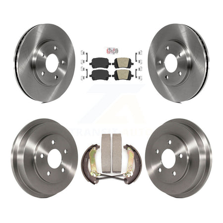 Front Rear Brake Rotors Ceramic Pad Drum Kit For 09 Chevrolet HHR LT Panel/LS Panel/LT/LS K8A-107531