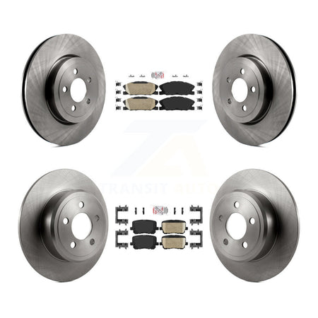 Front Rear Ceramic Pad Brake Rotors Kit For Dodge Charger With 345mm Diameter Rotor K8A-107536