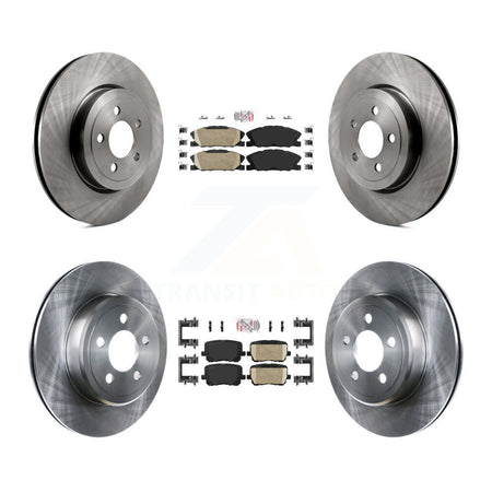 Front Rear Ceramic Pad Brake Rotors Kit For Dodge Charger With 345mm Diameter Rotor K8A-107541