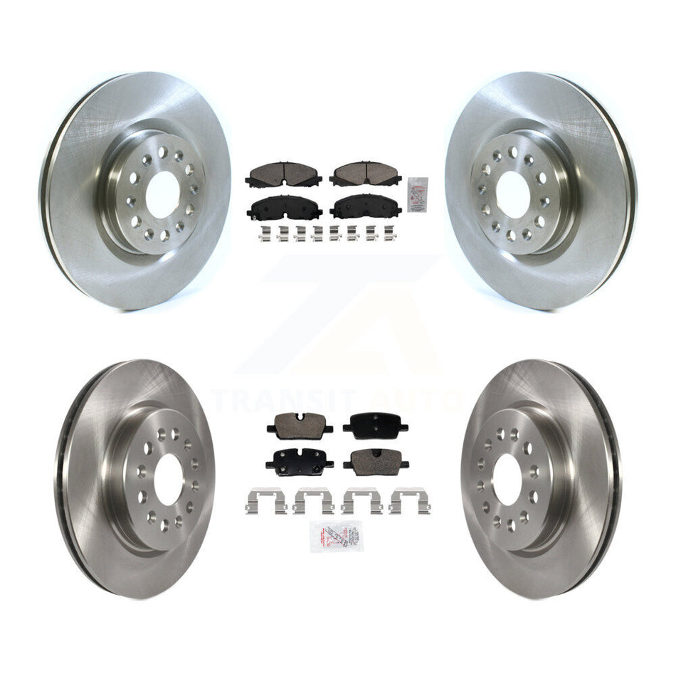 Front Rear Ceramic Pads And Disc Brake Rotors Kit For 2021 Cadillac XT5 Buick Enclave XT6 K8A-107594