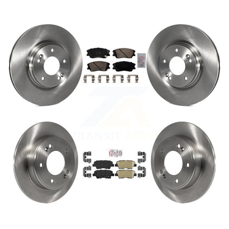 Front Rear Ceramic Pads And Disc Brake Rotors Kit For Kia Soul K8A-107599