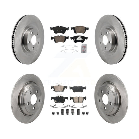 Front Rear Ceramic Pads And Disc Brake Rotors Kit For 2022-2023 Ford Maverick K8A-107608