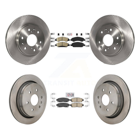 Front Rear Ceramic Pads And Disc Brake Rotors Kit For Cadillac XTS K8A-107615