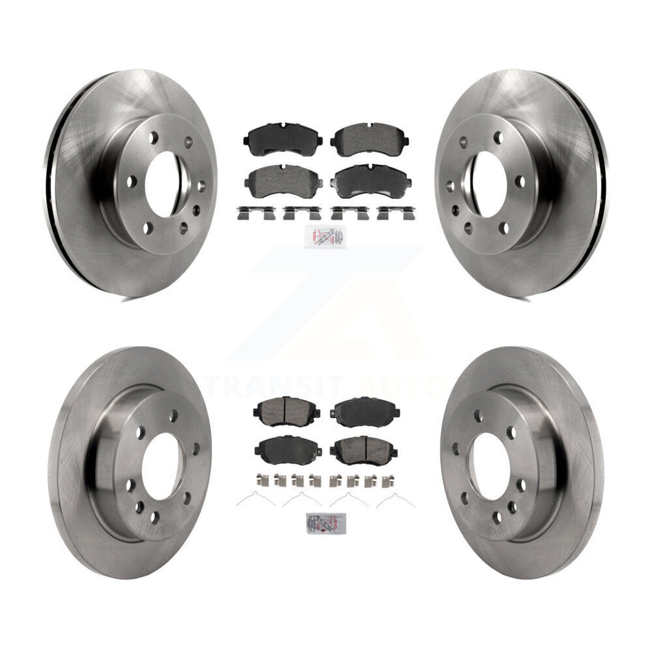 Front Rear Semi-Metallic Pad & Brake Rotors Kit For Mercedes-Benz Sprinter 2500 3500 4500 K8A-107632