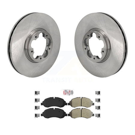 Front Disc Brake Rotor Semi-Metallic Pad Kit For Ford Transit-250 Transit-150 Transit-350 K8A-107639