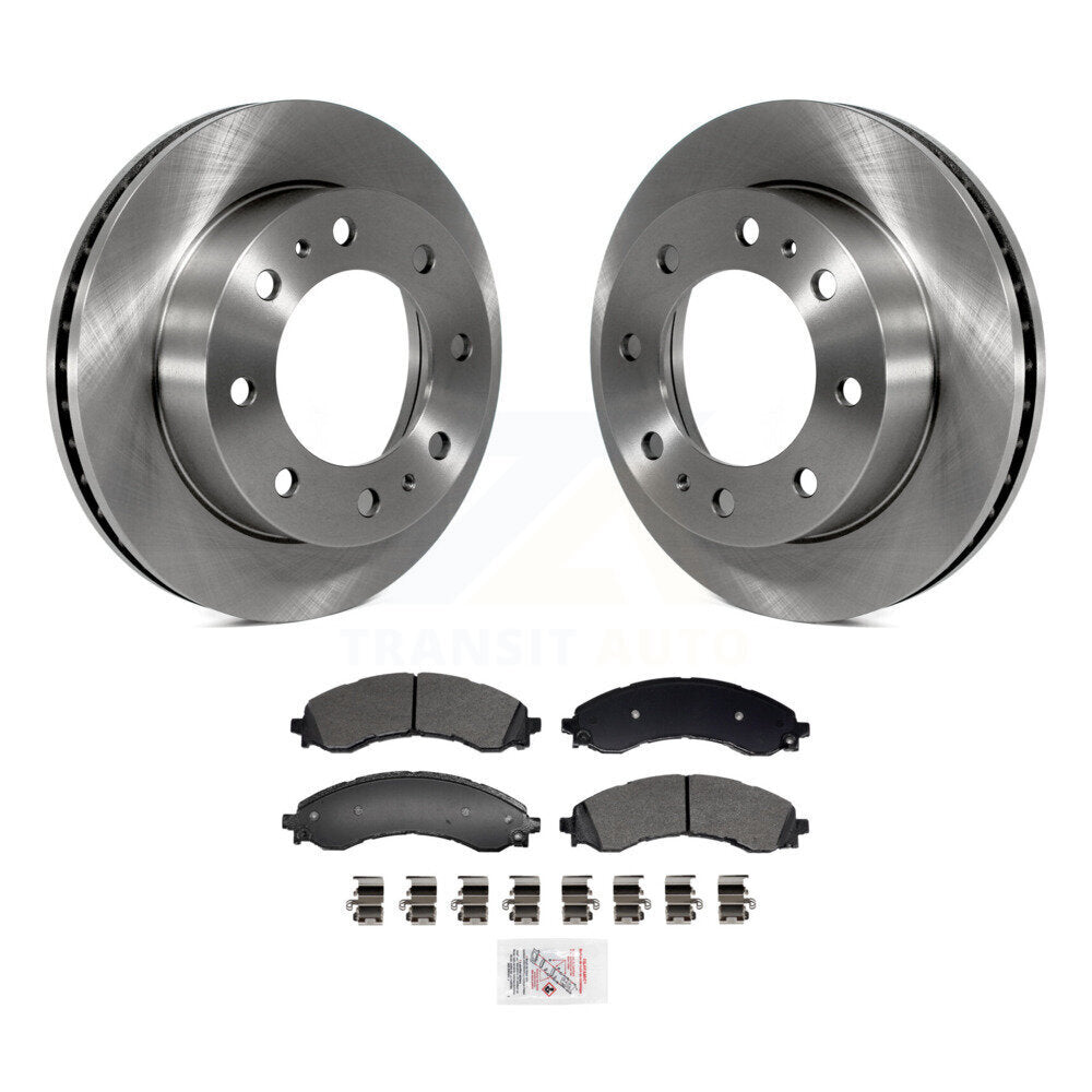 Front Disc Brake Rotor & Semi-Metallic Pad Kit For GMC Chevrolet Savana 2500 Express 3500 K8A-107647