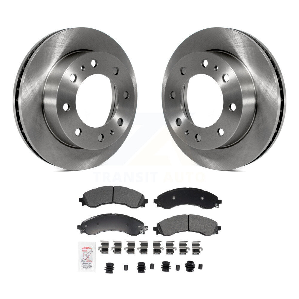 Front Disc Brake Rotor & Semi-Metallic Pad Kit For GMC Chevrolet Savana 2500 Express 3500 K8A-107649