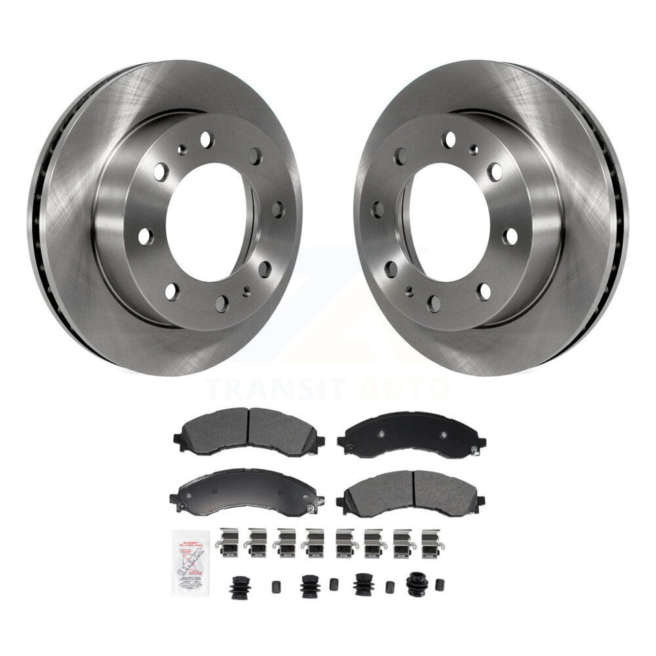 Front Disc Brake Rotor & Semi-Metallic Pad Kit For GMC Chevrolet Savana 2500 Express 3500 K8A-107649