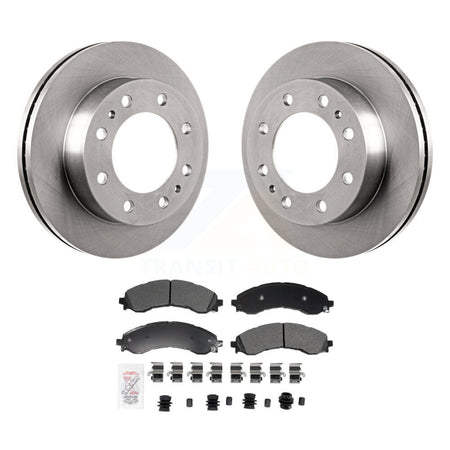 Front Disc Brake Rotor & Semi-Metallic Pad Kit For GMC Savana 3500 Chevrolet Express 4500 K8A-107650