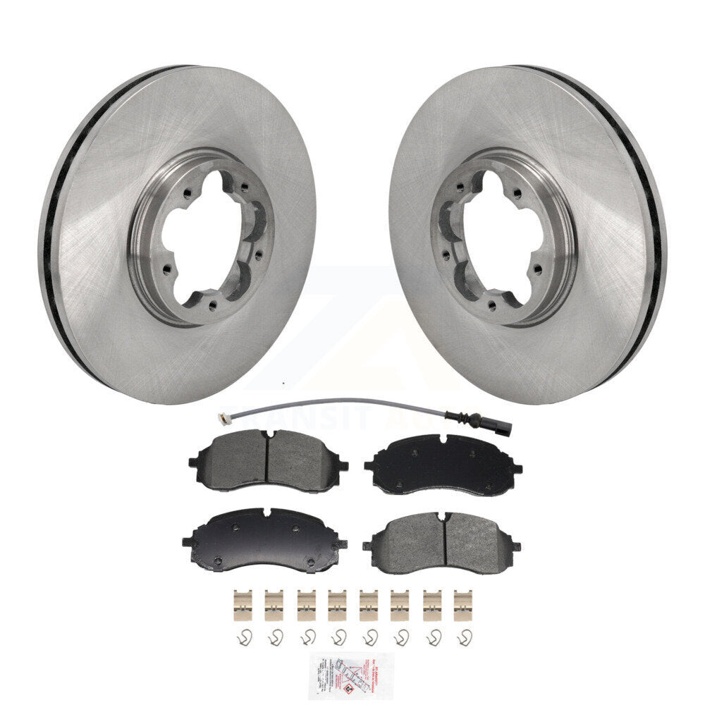 Front Disc Brake Rotor & Semi-Metallic Pad Kit For Ford Transit-250 Transit-350 E-Transit K8A-107651
