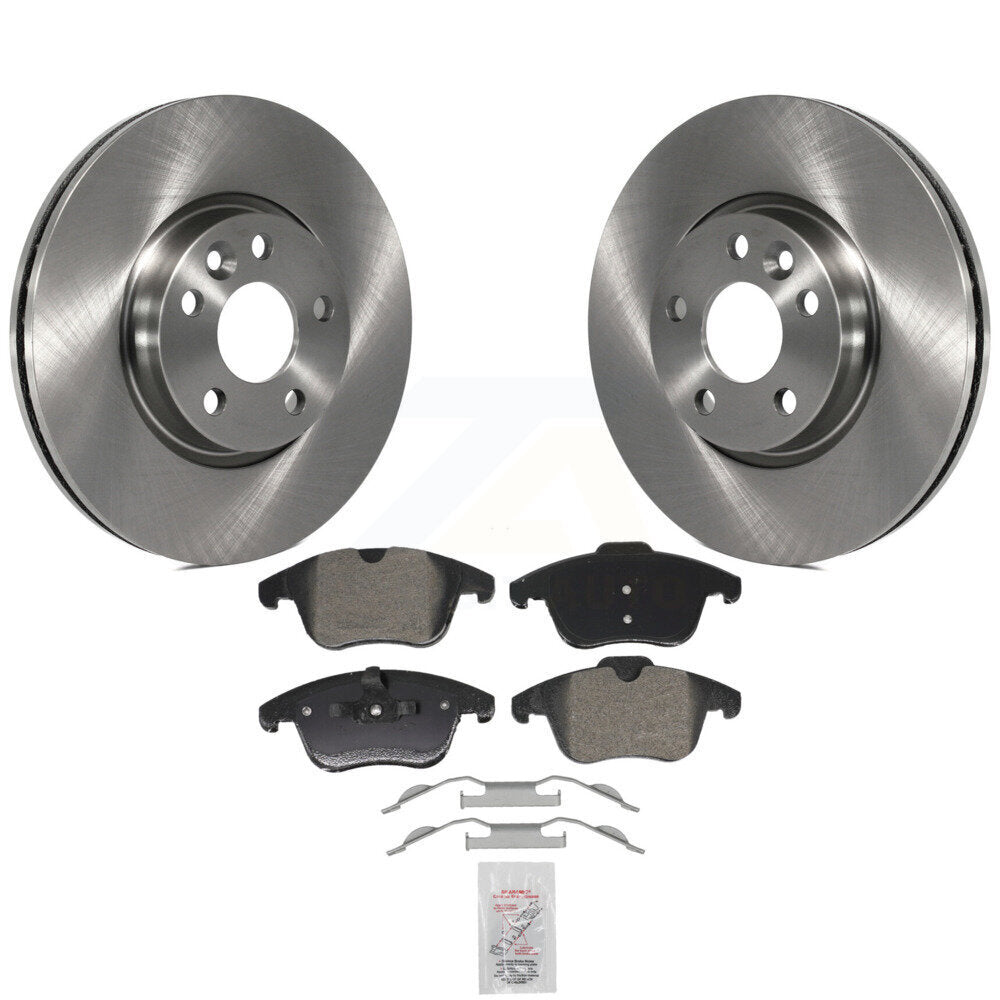 Front Brake Rotors & Semi-Metallic Pad Kit For Volvo Land Rover Range Evoque XC70 S60 V60 K8A-107655