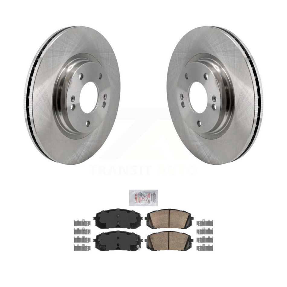 Front Disc Brake Rotors And Ceramic Pads Kit For Hyundai Elantra Sonata Kia Niro EV K5 K8A-107662