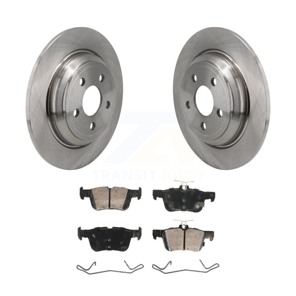 Rear Disc Brake Rotors And Ceramic Pads Kit For 2022-2023 Ford Maverick K8A-107672