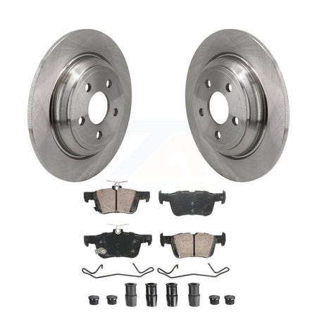 Rear Disc Brake Rotors And Ceramic Pads Kit For 2022-2023 Ford Maverick K8A-107673