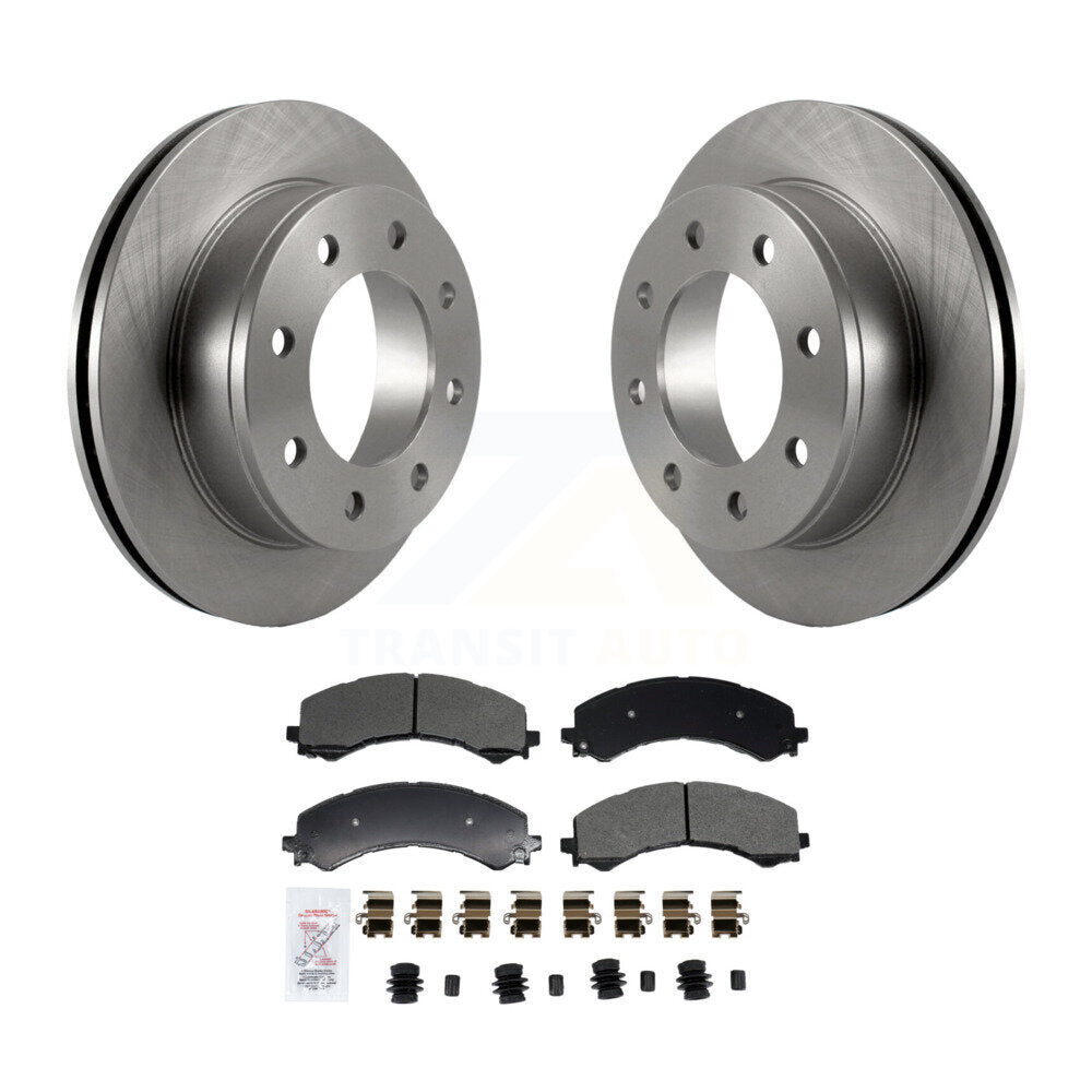 Rear Brake Rotors & Semi-Metallic Pad Kit For 2021-2024 GMC Savana 2500 Chevrolet Express K8A-107680