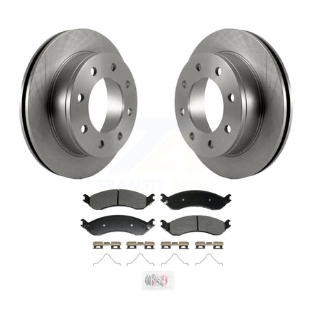 Rear Disc Brake Rotors & Semi-Metallic Pad Kit For GMC Chevrolet Savana 2500 Express 3500 K8A-107681