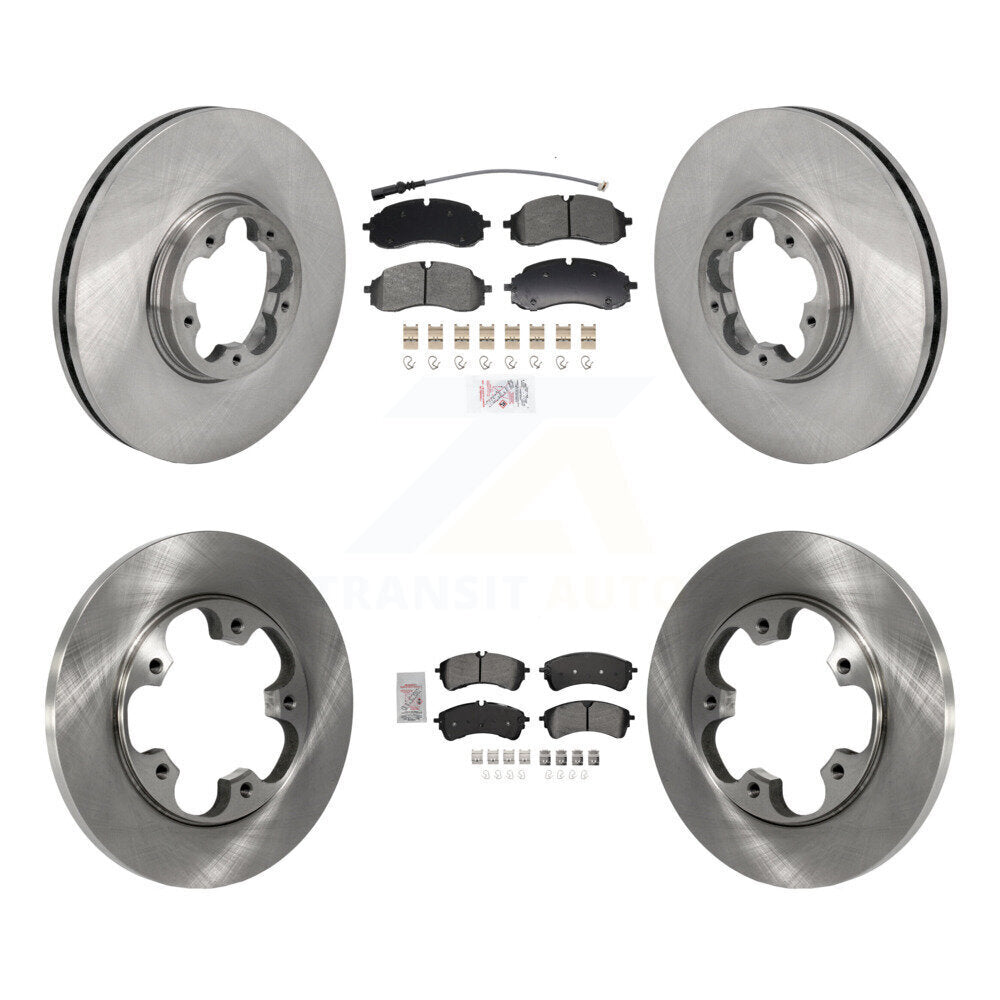 Front Rear Semi-Metallic Pad Brake Rotor Kit For Ford Transit-250 Transit-350 Transit-150 K8A-107727