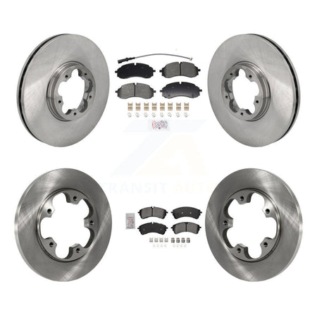 Front Rear Semi-Metallic Pad Brake Rotor Kit For Ford Transit-250 Transit-350 Transit-150 K8A-107727