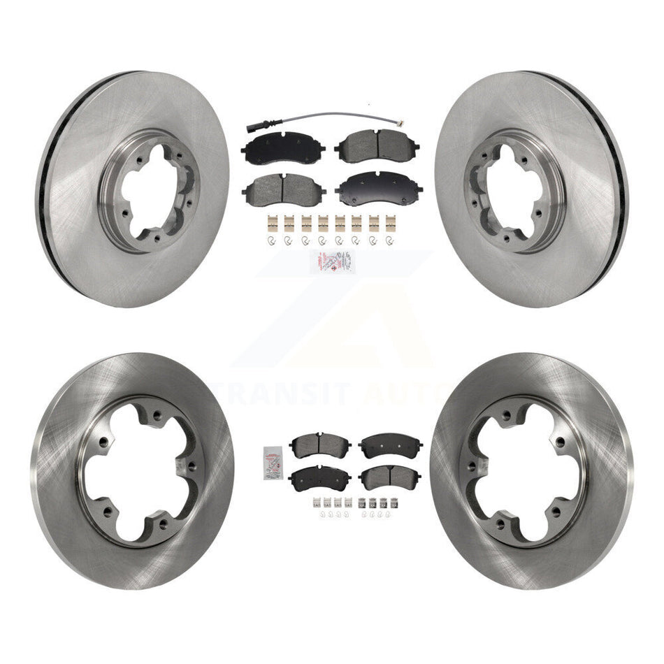 Front Rear Semi-Metallic Pad Brake Rotor Kit For Ford Transit-250 Transit-350 Transit-150 K8A-107727