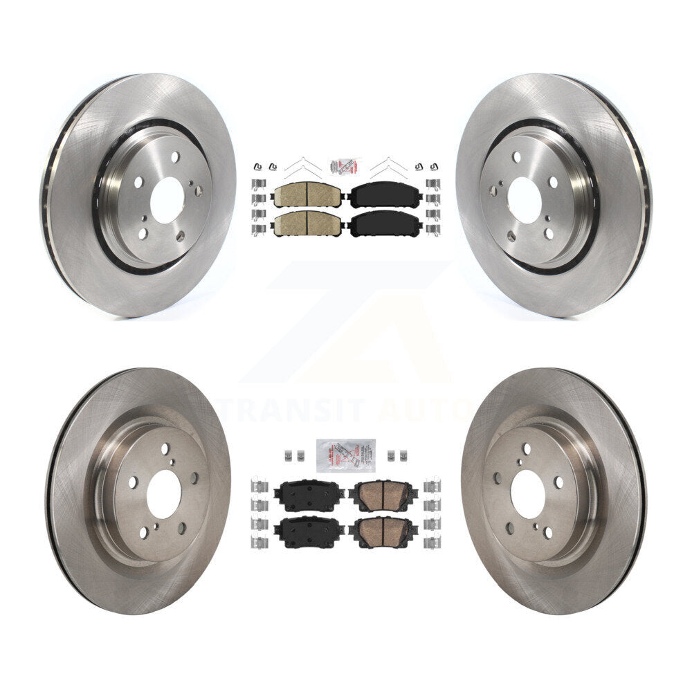 Front Rear Ceramic Pads And Disc Brake Rotors Kit For 2022-2023 Lexus NX350h NX350 K8A-107729