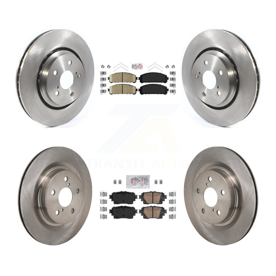 Front Rear Ceramic Pads And Disc Brake Rotors Kit For 2022-2023 Lexus NX350h NX350 K8A-107729