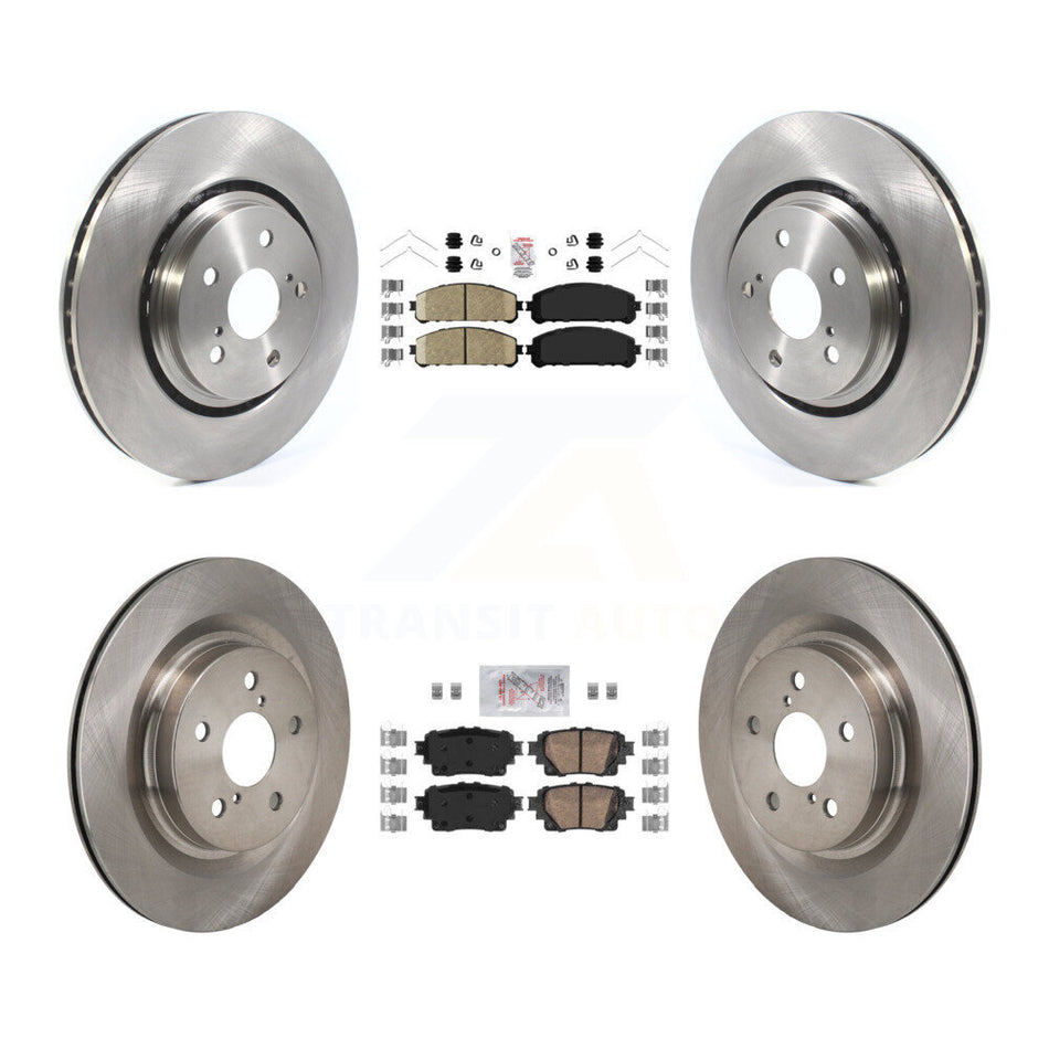 Front Rear Ceramic Pads And Disc Brake Rotors Kit For 2022-2023 Lexus NX350h NX350 K8A-107730