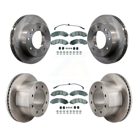 Front Rear Semi-Metallic Pad & Brake Rotor Kit For GMC Sierra 3500 HD Chevrolet Silverado K8A-107751