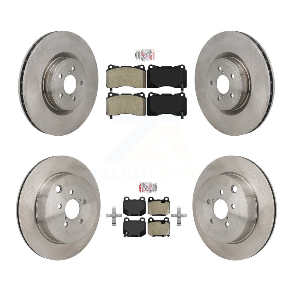 Front Rear Semi-Metallic Pad Brake Rotors Kit For Subaru BRZ Toyota 86 With Brembo Brakes K8A-107762