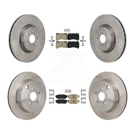 Front Semi-Metallic Rear Ceramic Pad Brake Rotor Kit For 17 Subaru BRZ With Brembo Brakes K8A-107763