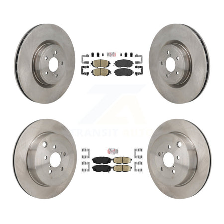 Front Rear Ceramic Pad Disc Brake Rotor Kit For 2019 Toyota 86 Base GT With Brembo Brakes K8A-107766