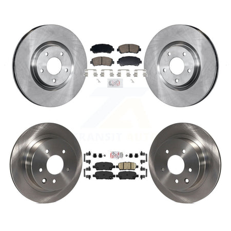 Front Rear Ceramic Pads And Disc Brake Rotors Kit For 2014-2017 Nissan Juke Nismo RS K8A-107767