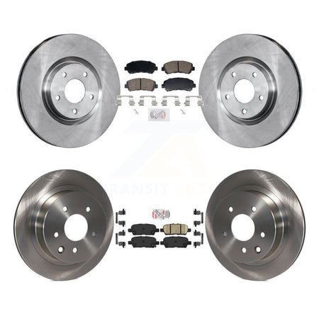 Front Rear Ceramic Pads And Disc Brake Rotors Kit For 2014-2017 Nissan Juke Nismo RS K8A-107768