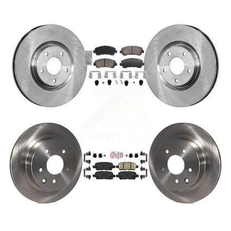 Front Rear Ceramic Pads And Disc Brake Rotors Kit For 2014-2017 Nissan Juke Nismo RS K8A-107769