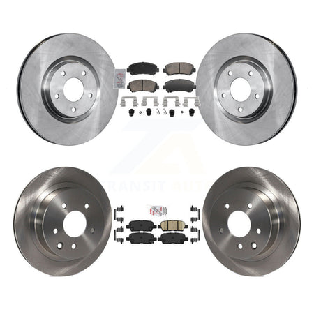 Front Rear Ceramic Pads And Disc Brake Rotors Kit For 2014-2017 Nissan Juke Nismo RS K8A-107770