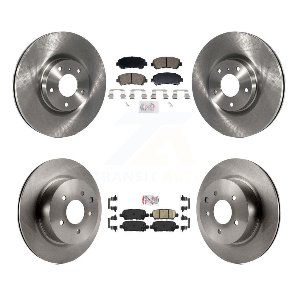 Front Rear Ceramic Pads And Disc Brake Rotors Kit For Nissan Maxima K8A-107772