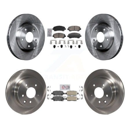 Front Rear Ceramic Pads And Disc Brake Rotors Kit For Nissan Rogue Select K8A-107780