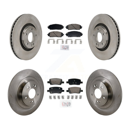 Front Rear Ceramic Pads And Disc Brake Rotors Kit For 2022-2023 Kia Carnival K8A-107781