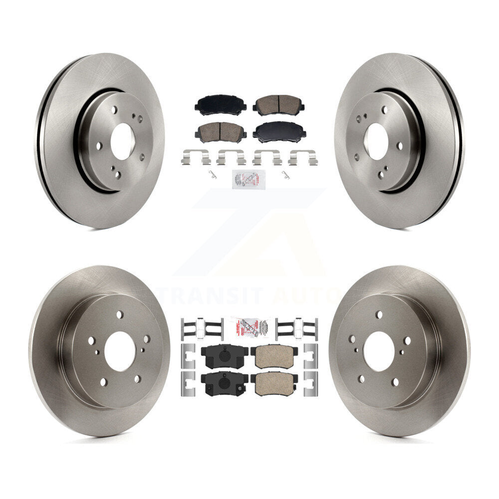 Front Rear Ceramic Pads And Disc Brake Rotors Kit For 2010-2013 Suzuki Kizashi K8A-107794