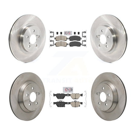 Front Rear Ceramic Pad & Brake Rotor Kit For Subaru Crosstrek With Electric Parking K8A-107803