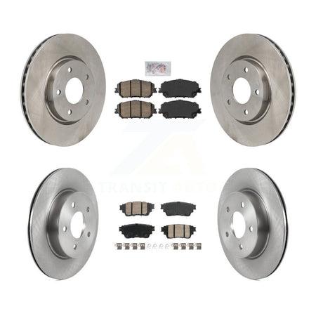 Front Rear Ceramic Pads And Disc Brake Rotors Kit For Nissan Rogue K8A-107830