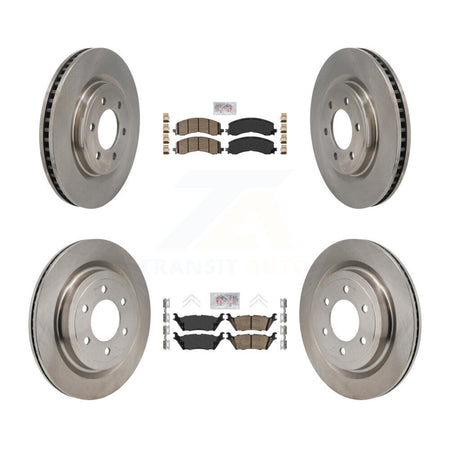 Front Rear Ceramic Pads And Disc Brake Rotors Kit For Ford F-150 Lightning K8A-107833
