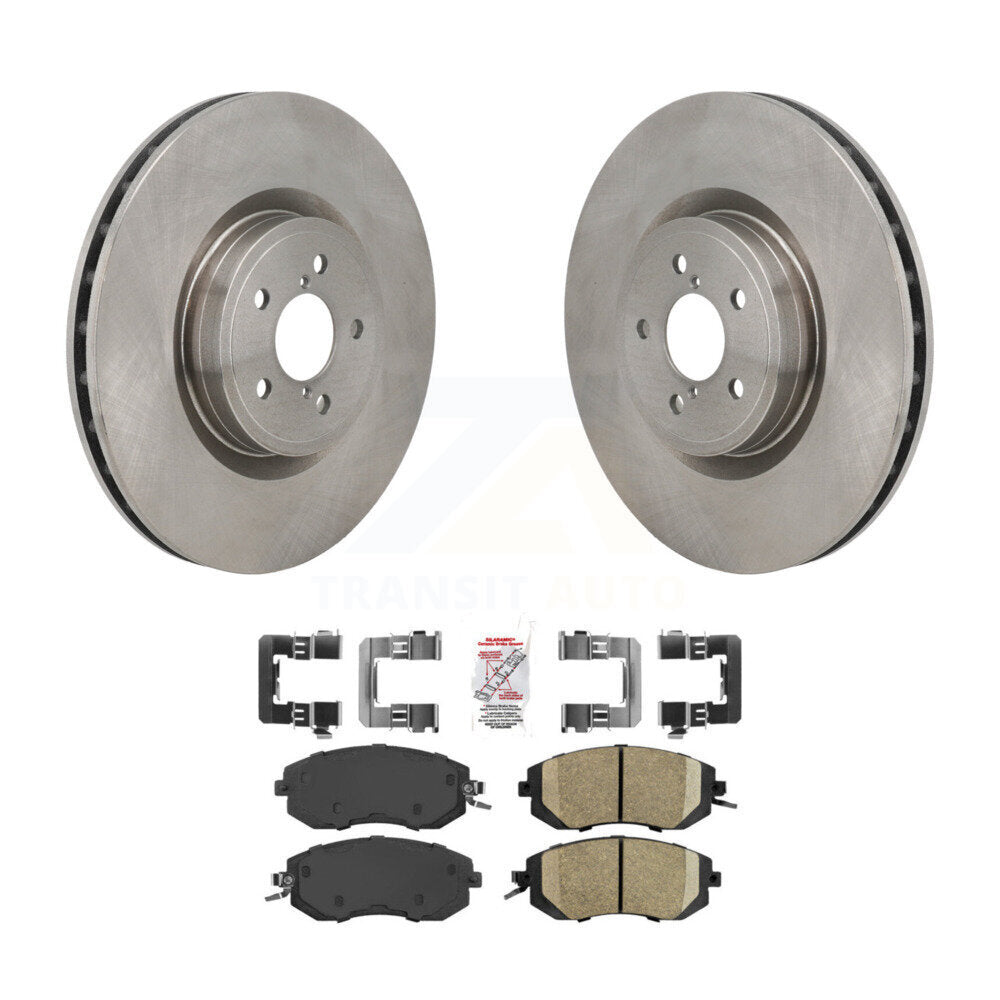 Front Disc Brake Rotors And Ceramic Pad Kit For 2019 Toyota 86 Base GT With Brembo Brakes K8A-107855