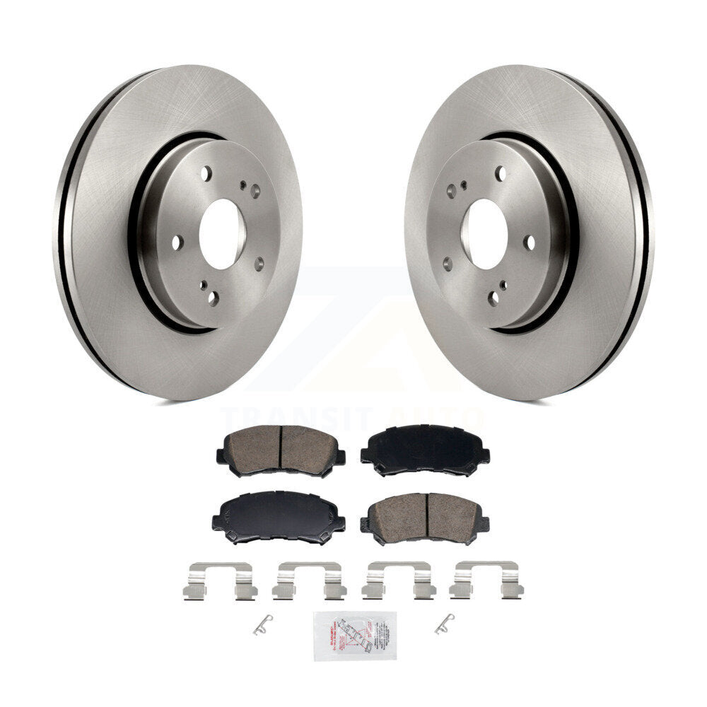 Front Disc Brake Rotors And Ceramic Pads Kit For 2010-2013 Suzuki Kizashi K8A-107863