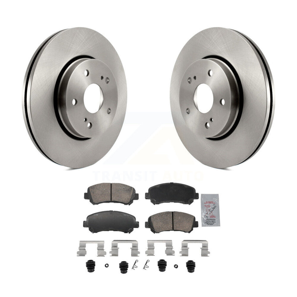 Front Disc Brake Rotors And Ceramic Pads Kit For 2010-2013 Suzuki Kizashi K8A-107864