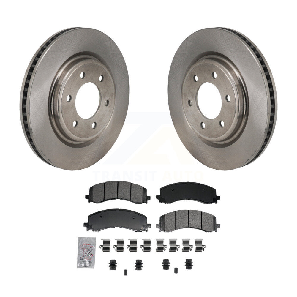 Front Disc Brake Rotor And Semi-Metallic Pad Kit For Ford F-150 Bronco Expedition Lincoln K8A-107873