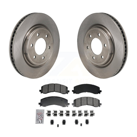 Front Disc Brake Rotor And Semi-Metallic Pad Kit For Ford F-150 Bronco Expedition Lincoln K8A-107873