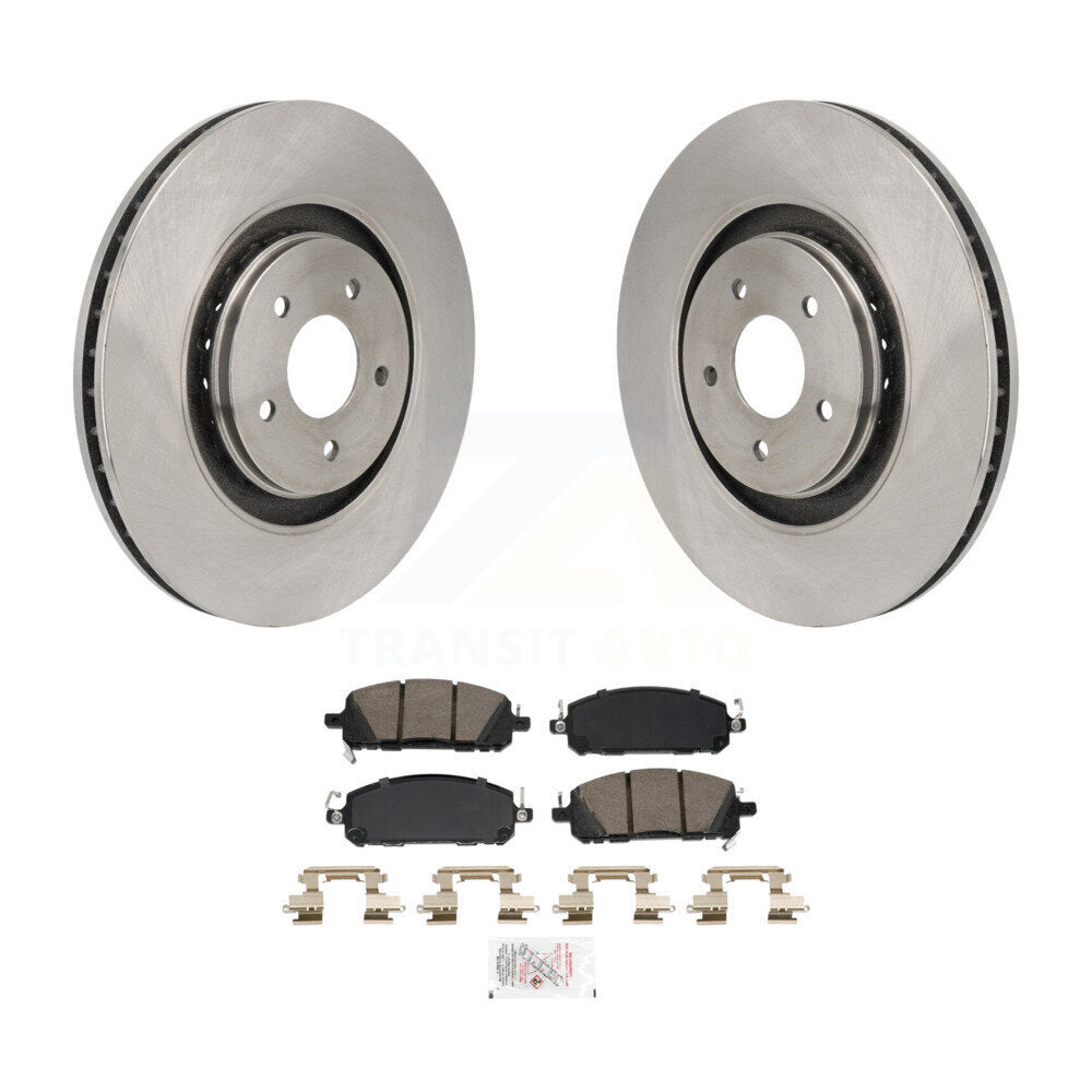 Front Brake Rotor And Ceramic Pad Kit For Mitsubishi Outlander Nissan Pathfinder INFINITI K8A-107883