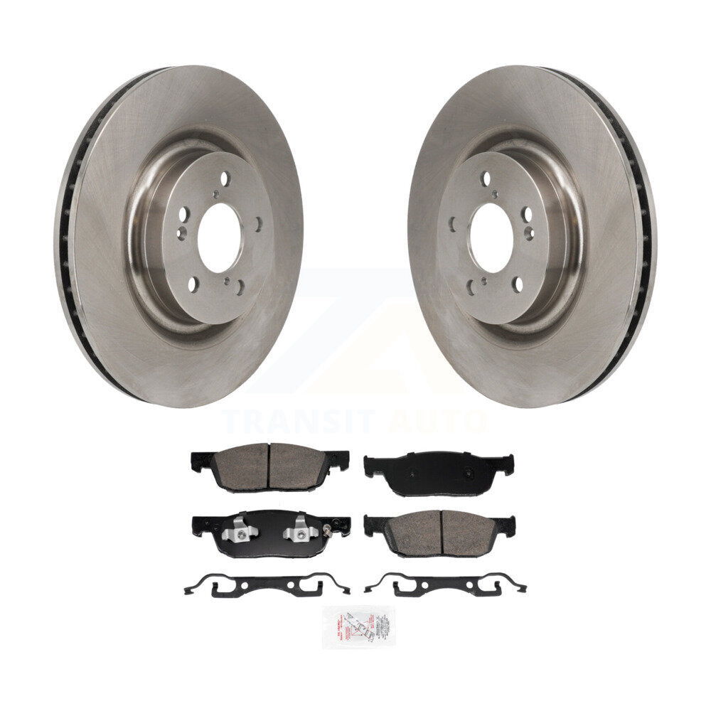 Front Disc Brake Rotors And Ceramic Pads Kit For 2022-2023 Acura MDX 3.5L K8A-107884