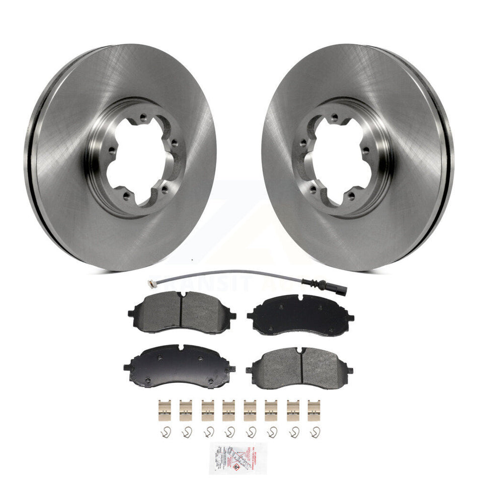 Front Disc Brake Rotor & Semi-Metallic Pad Kit For Ford Transit-250 Transit-350 E-Transit K8A-107885