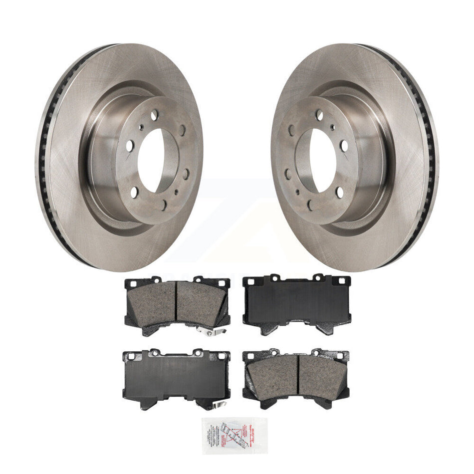Front Disc Brake Rotors And Ceramic Pads Kit For Toyota Tundra Lexus LX600 Sequoia K8A-107898